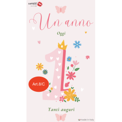 Cartolina digitale personalizzata per Battesimo, Nascita o Compleanno