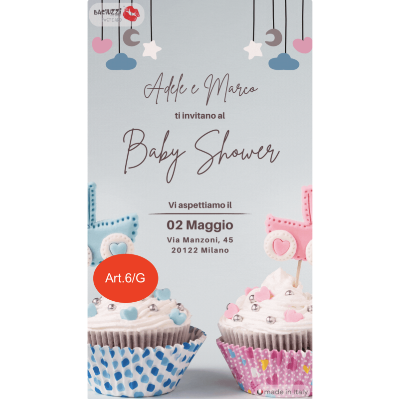 POSTCARD - GENDER reveal - Animated greeting card for social media and messages POSTCARD - GENDER reveal - Animated greeting card for social media and messages